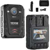 Vevor 1440P Polizei Körperkamera 128G Body Cam 3500 mAh