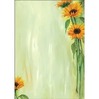 Sigel Motivpapier Sunflower Motiv DIN A4 90 g/qm 25