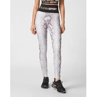 Plein Sport Damen, Tight PYTHON, grau, L