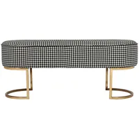 Kayoom Sitzbank Athea 125 Schwarz / Weiß / Gold