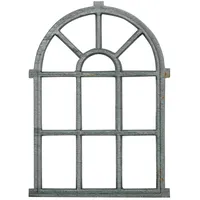 Aubaho Fenster grau Stallfenster Eisenfenster Scheunenfenster Eisen 92cm Antik-Stil