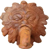 Aubaho Brunnenauslauf Eisen Löwe Brunnen Wasserspeier Garten Antik-Stil Gargoyle