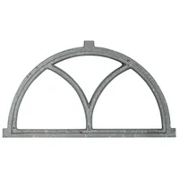 Aubaho Fenster grau Stallfenster Eisenfenster Scheunenfenster Eisen 55cm Antik-Stil