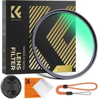 K&F Concept UV Filter 55mm Objektivdeckel Reinigungstuch HD 28