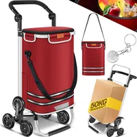 Kesser KESSER® Einkaufstrolley Treppensteiger mit Kühlfach klappbar mit 56L