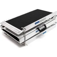 Wiltec Rollstuhlrampe doppelt faltbar 244 cm 270 kg schwarz