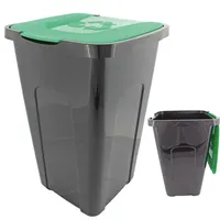 Centi Abfalltonne Mülltonne Abfalleimer Mülleimer 50 Liter Recycling mit