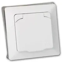 ChiliTec Schuko-Steckdose IP44 Unterputz Weiß