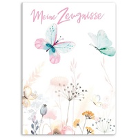Itenga Zeugnismappe A4 Sichtbuch Motiv Schmetterling