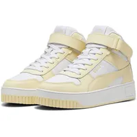 Puma Damen Carina Street Mid Sneaker, White-Creamy Vanilla, 41