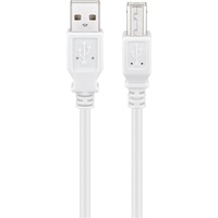 Goobay USB 2.0 Hi-Speed Kabel, weiß