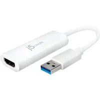 J5create USB-zu-HDMI-Adapter HDMI Männlich 8 cm Weiß
