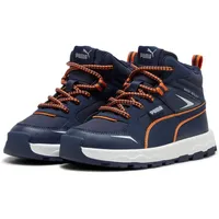 Puma Evolve Trail Sneaker Kinder 02 club navy/maple syrup
