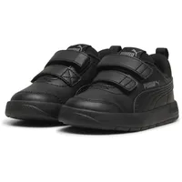 Puma Courtflex V3 Baby-Sneaker mit Klettverschluss 01 black/black/cast iron