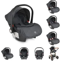 Moni Babyschale Trio i-Size (40 - 87cm) Adapter, Fußabdeckung,