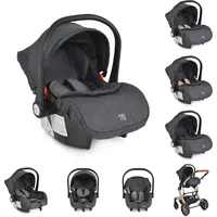Moni Babyschale Trio i-Size (40 - 87cm) Adapter, Fußabdeckung,