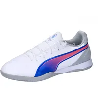 Puma King Match IT Herren Puma White-Bluemazing-Flat Light Gray