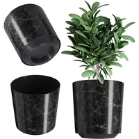 Kadax Blumentopf aus Kunststoff, Topf für Pflanzen, 25.5 cm,