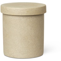 Ferm Living - Bon, Accessoires Aufbewahrungsdose, groß, beige,