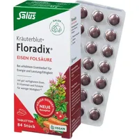 SALUS Floradix Eisen Folsäure Tabletten 84 Stk