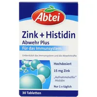 Abtei Zink + Histidin Abwehr Plus Tabletten 30 St.