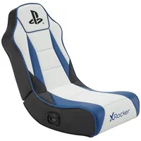 X Rocker Geist 2.0 Gaming Stuhl, Blau, Weiss, Schwarz