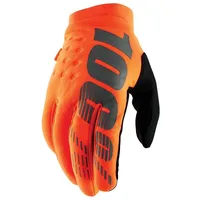 100% Brisker Handschuhe - Fluo Orange / Black -