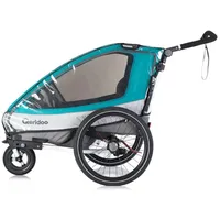 Qeridoo Fahrradanhänger Regenverdeck Sportrex1 2019