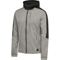 Hummel hmlTROPPER Freizeit Kapuzenjacke Herren grey melange M