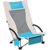 Skandika Strand Klappstuhl Beach mit Mesh - hohe Lehne