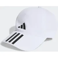Adidas 3-Streifen AEROREADY Baseball Kappe White / Black /