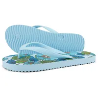 FLIP*FLOP Damen flip*flop originals*flower power Zehentrenner Hellblau Mehrfarbig 36