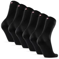 Danish Endurance BAMBUS SOCKEN - 6-Pack - Schwarz -
