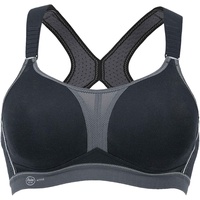 Anita dynamiX Star Racerback Sports Bra Schwarz/Grau A, 70,