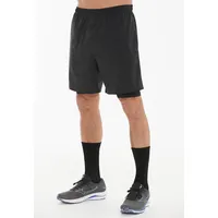 Endurance Funktionsshorts VANCLAUSE SCHWARZ|feigenlila|SCHWARZ S