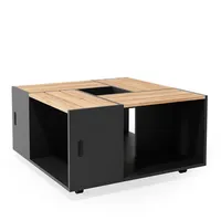 Vicco Couchtisch Anton Anthrazit Kaffeetisch Ablage