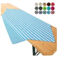 Heimtexland ® Tischdecke Bierzeltgarnitur Biertischdecke Garten Tischdeko Oktoberfest Mitteldecke