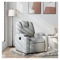VidaXL Relaxsessel Hellgrau Stoff