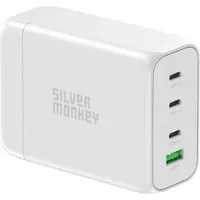 Silver Monkey SMA152 130W GaN-Ladegerät 3xUSB-C PD USB-A QC