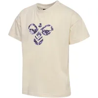 Hummel hmlLIBI T-Shirt - whitecap gray, Größe:116 - Beige