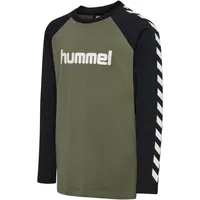 Hummel Boys Langarm-t-shirt - Dusty Olive 122