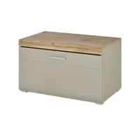 Innostyle Fun Plus II Lowboard 80x51x47 cm Grau/Braun Holz