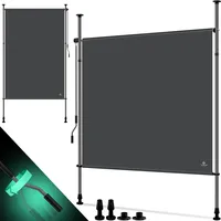 Kesser KESSER® Klemmmarkise Senkrechtmarkise außen Ausziehbar & Blickdicht Vertikalmarkise