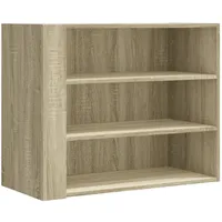 VidaXL Wandregal Sonoma-Eiche 75x35x60 cm Holzwerkstoff