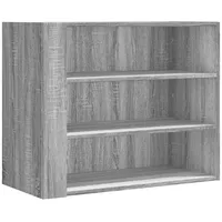 VidaXL Wandregal Grau Sonoma 75x35x60 cm Holzwerkstoff
