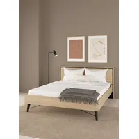 Andas Bett »Ry Bettrahmen, Bettgestell, Doppelbett,«, mit hohem Kopfteil,