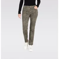 MAC 5-Pocket-Hose DREAM-LEO Slim fit in hochelastischer Qualität braun