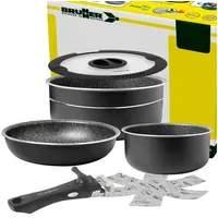 Brunner Camping Kochgeschirr Topfset | Alu ø PIRATE Spacemaster,