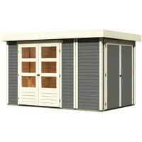 Karibu Gartenhaus Retola 3 inkl. Anbauschrank - 19 mm-319