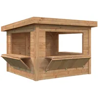 Palmako Marktstand Connect Lenna 8,3 m2 Set 306 hellbraun